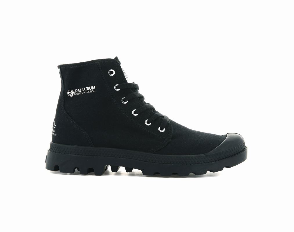 Palladium Pampa Hi Organic Ii Damen Stiefel Schwarz ||237049-FSC||